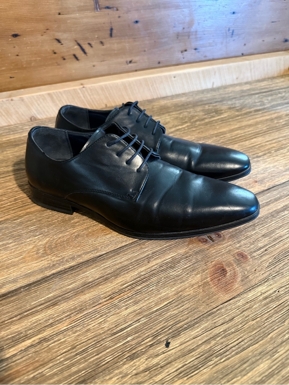 Classic Black Men's Dress Shoes